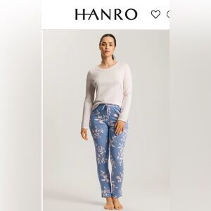 Hanro of Switzerland 🇨🇭 Women's Beige Long Sleeve 50% cotton and Modal Top